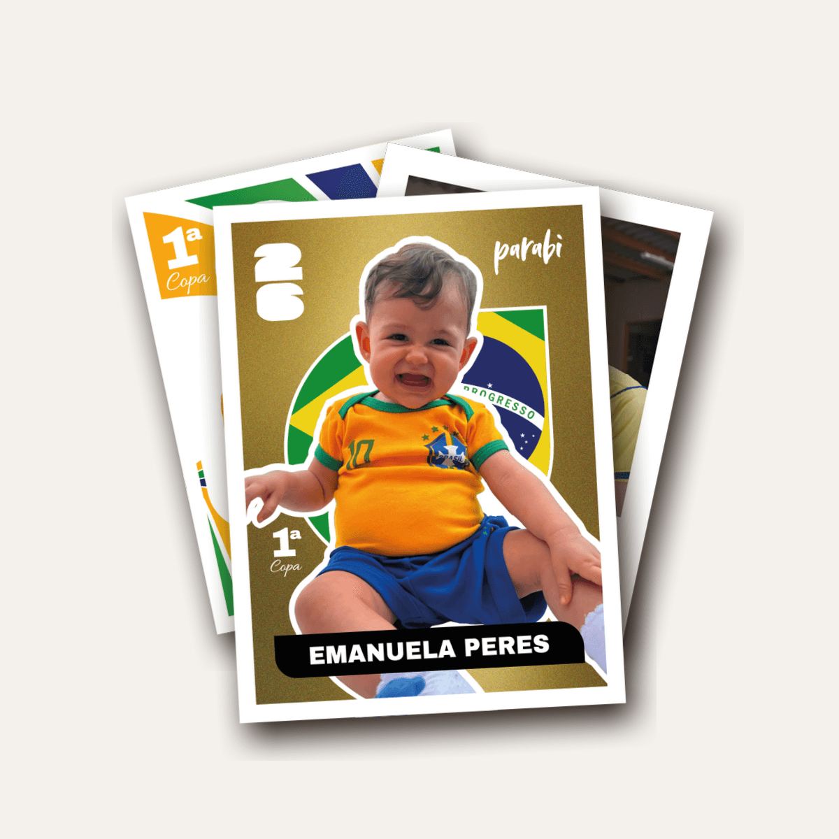 Ímã de geladeira · figurinha da Copa